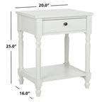 SAFAVIEH Wendel Accent Table - 20  x 16  x 25  - 20Wx16Dx25H