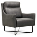 Hooker Furniture Efron 28  Wide Contemporary Semi-Aniline Leather