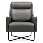 Hooker Furniture Efron 28  Wide Contemporary Semi-Aniline Leather