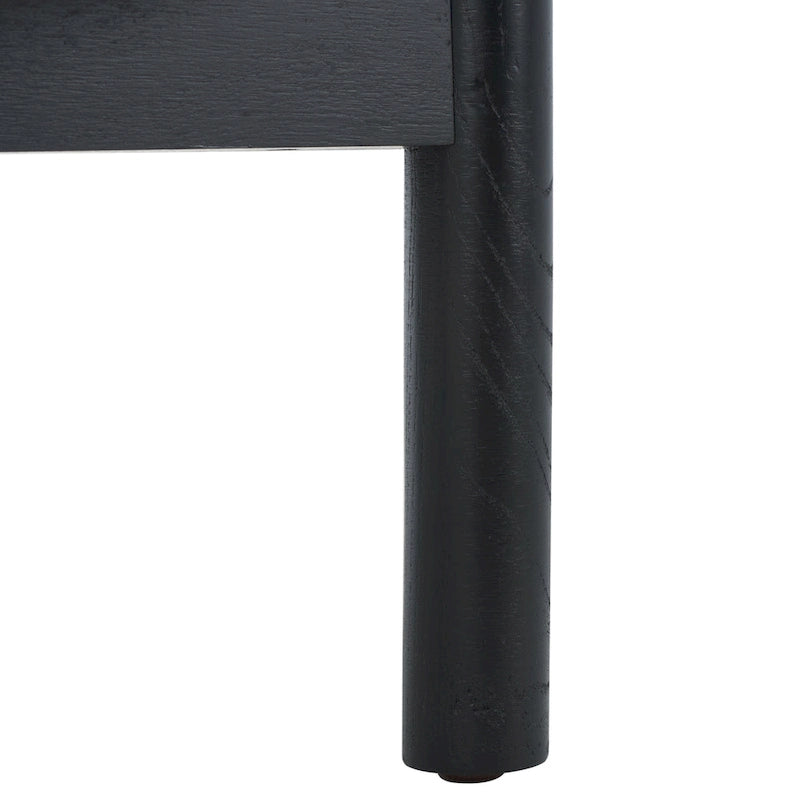 SAFAVIEH Couture Alberdine Rattan/Glass Accent Table - 23 In. W x 23 In. D x 24 In. H - 23 W x 23 D x 24 H