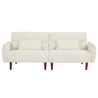 GEITIN Convertible Futon Sofa Bed with 2 Pillows