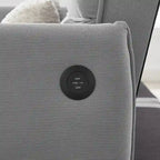 GEITIN Convertible Futon Sofa Bed with 2 Pillows