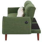 GEITIN Convertible Futon Sofa Bed with 2 Pillows