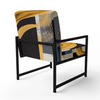 Designart  Glam Gold And Black Expression IV  Upholstered Modern & Contemporary Accent Chair and Modern & Contemporary Arm Chair