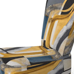 Designart  Glam Gold And Black Expression IV  Upholstered Modern & Contemporary Accent Chair and Modern & Contemporary Arm Chair