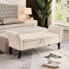 51.5  Velvet Bench with Storage