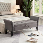 51.5  Velvet Bench with Storage