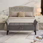 51.5  Velvet Bench with Storage
