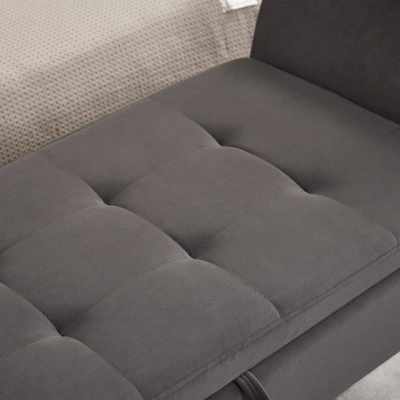 51.5  Velvet Bench with Storage