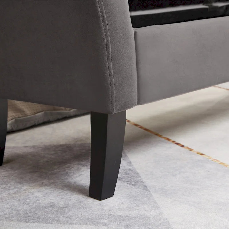 51.5  Velvet Bench with Storage