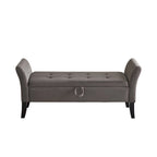 51.5  Velvet Bench with Storage