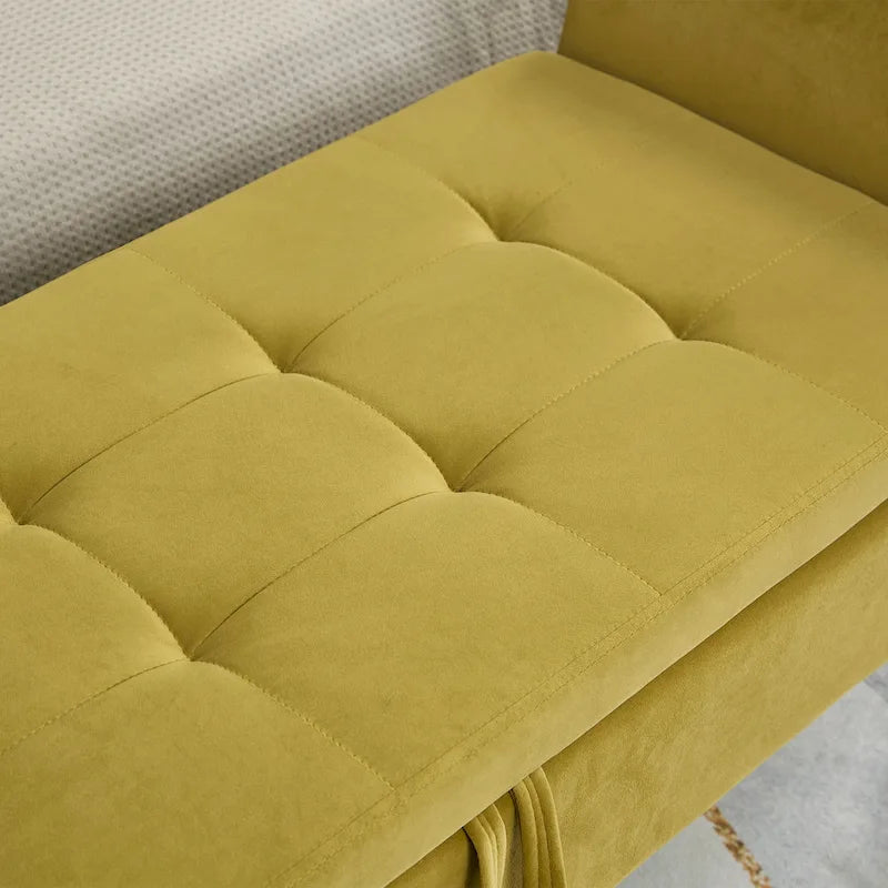 51.5  Velvet Bench with Storage