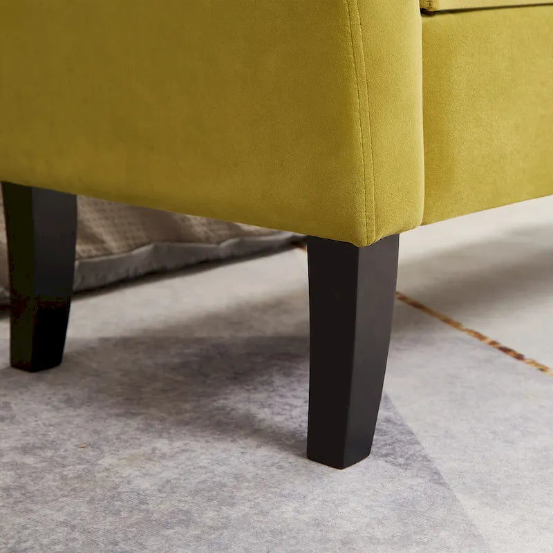 51.5  Velvet Bench with Storage