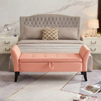 51.5  Velvet Bench with Storage