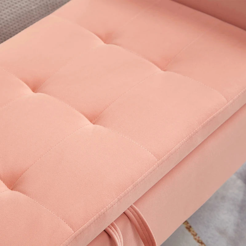 51.5  Velvet Bench with Storage