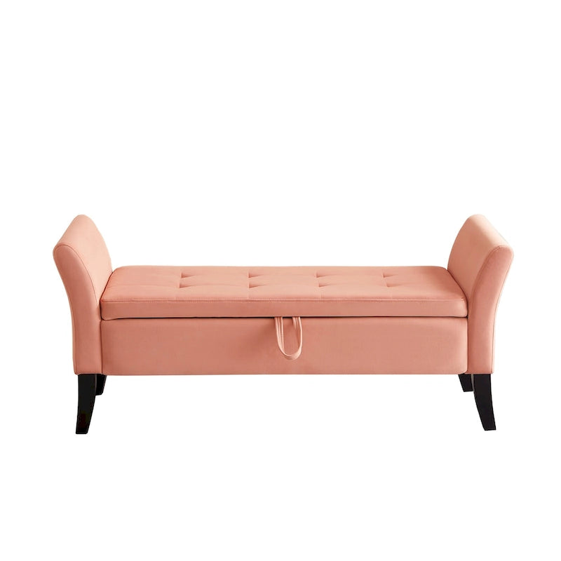 51.5  Velvet Bench with Storage