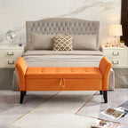 51.5  Velvet Bench with Storage