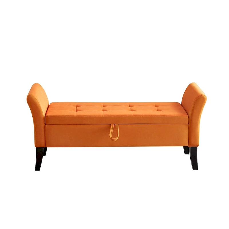 51.5  Velvet Bench with Storage