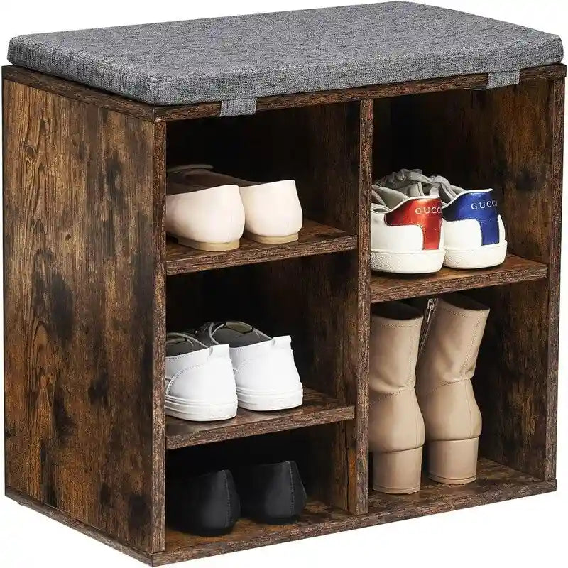 Shoe Bench Entryway with Storage - 11.9 D x 20 W x 20.8 H