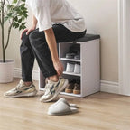 Shoe Bench Entryway with Storage - 11.9 D x 20 W x 20.8 H