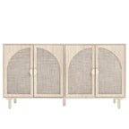 4 Door Cabinet, Suitable for Bedroom, Living Room, Study