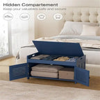 Shoe Storage Bench - 15.94 D x 28.35 W x 17.87 H