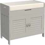 Shoe Storage Bench - 15.94 D x 28.35 W x 17.87 H