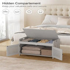 Shoe Storage Bench - 15.94 D x 28.35 W x 17.87 H