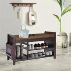 Shoe Rack Bench 2-Tier - 11.7 D x 39 W x 19.5 H