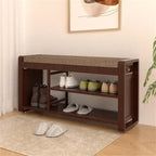 Shoe Rack Bench 2-Tier - 11.7 D x 39 W x 19.5 H