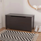 Kids Wooden Toy Box Storage with Safety Hinged Lid for Ages 3+ For Living Room,Dining Room,Entryway