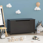 Kids Wooden Toy Box Storage with Safety Hinged Lid for Ages 3+ For Living Room,Dining Room,Entryway