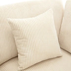 3 Seater Sofa with Removable Back Cushions and 5 Pillows