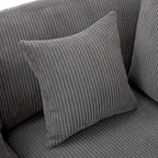 3 Seater Sofa with Removable Back Cushions and 5 Pillows
