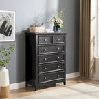 Modern Dresser 6 Drawers Cabinet,Chest of Drawers Closet Organizers and Storage Clothes Storage Drawers Cabinet for Living Room