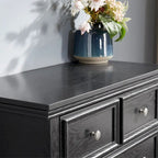 Modern Dresser 6 Drawers Cabinet,Chest of Drawers Closet Organizers and Storage Clothes Storage Drawers Cabinet for Living Room