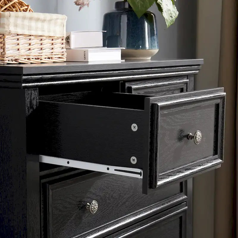 Modern Dresser 6 Drawers Cabinet,Chest of Drawers Closet Organizers and Storage Clothes Storage Drawers Cabinet for Living Room