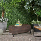 Rattan Storage Bench