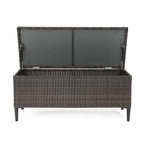 Rattan Storage Bench