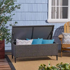 Rattan Storage Bench