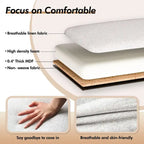 53  Tufted Storage Ottoman Bench with Rolled Arms and Nailhead Trim for Bedroom, Living Room, Entryway