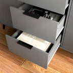 Sideboard Buffet Cabinet with Storage, Wood Coffee Bar Cabinet, 47.2  Kitchen Cabinet with 3 Drawers & 2 Doors