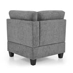 DIY Combination Modular Sectional Sofa, Gray