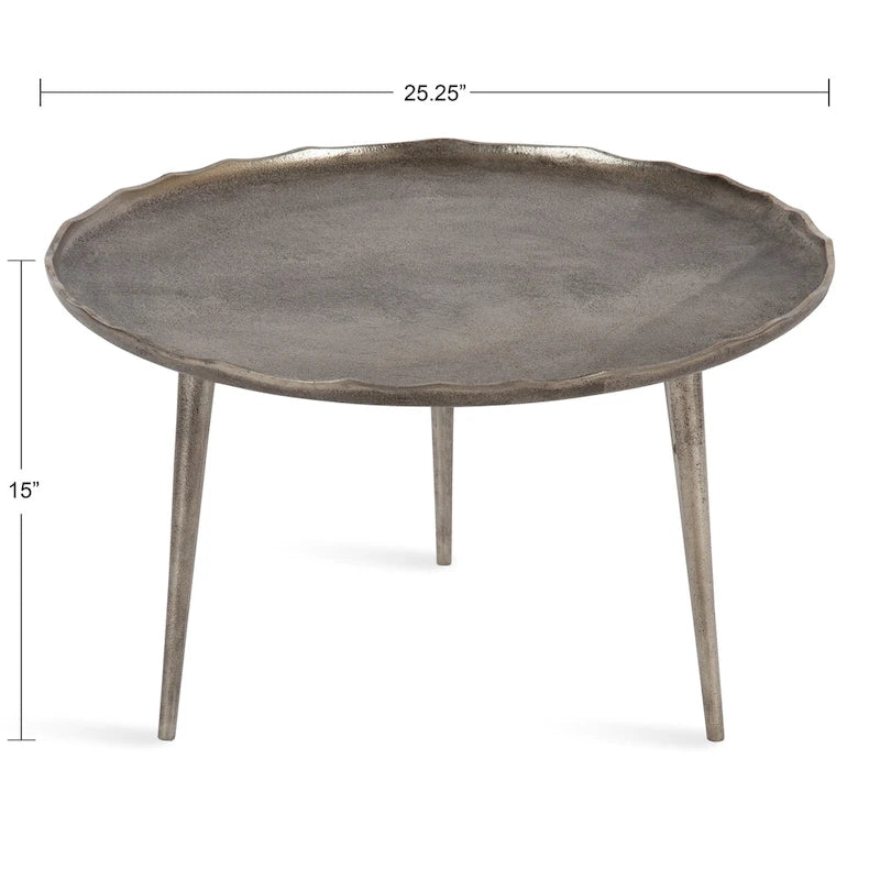 Kate and Laurel Alessia Round Coffee Table