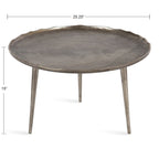 Kate and Laurel Alessia Round Coffee Table