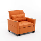 Futon Chair Bed Convertible Chair 3-in-1 Pull Out Sleeper Chair Beds with USB Ports