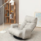Adjustable head and waist,game chair,lounge chair,360rotatable sofa chair,Rotatable seat Leisure Chair deck chair