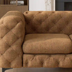 Corvus Chesterfield Aosta Tufted Velvet Loveseat