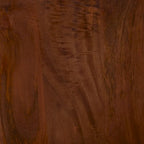 Sagebrook Home Modern Neutral Wood/Marble Brown 20  Half Round Side Accent Table - 20  x 20  x 20  - 20  x 20  x 20