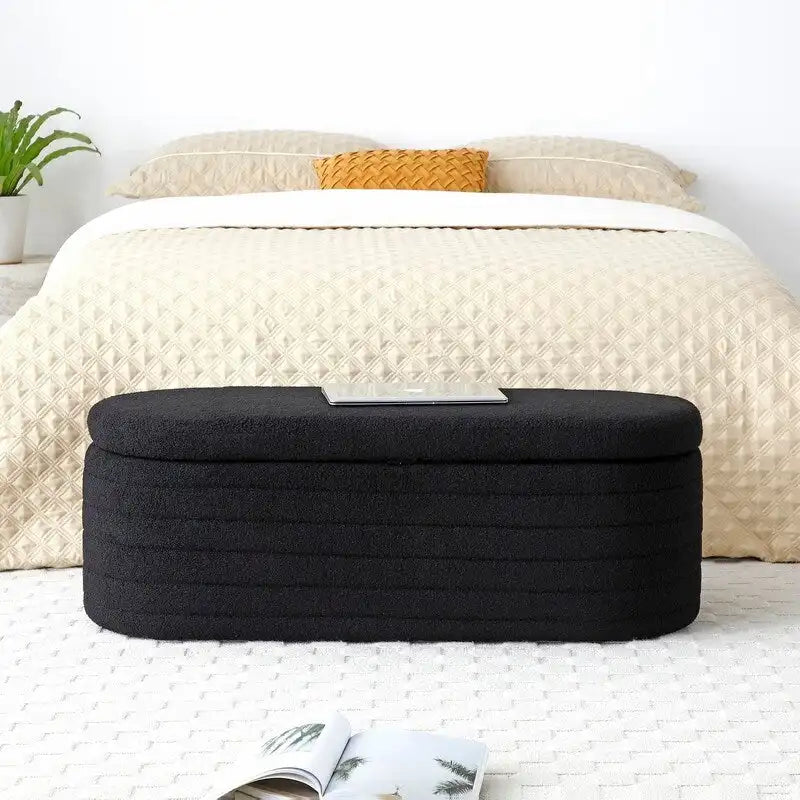 45.67 W Bed Bench with Storage
